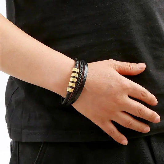 Signature Leather Bracelets by Berliné