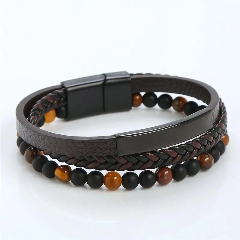 Signature Leather Bracelets by Berliné